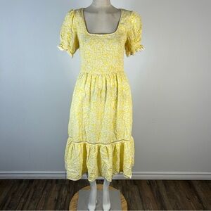 Lost + Wander Sunny Floral Midi Dress S